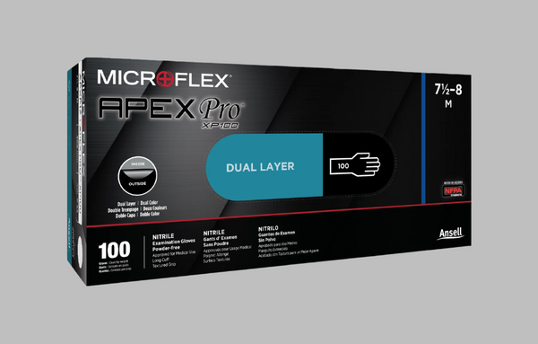 Ansell MICROFLEX ApexPro XP100 Fentanyl-Tested Nitrile Gloves
