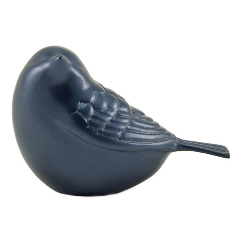 Blue Songbird Keepsake Cremation Urn | Blue Metal Songbird Keepsake ash urn