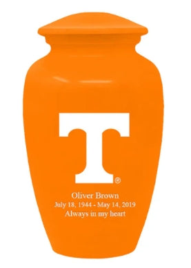 University of Tennessee Cremation Urn |Tennessee Adult ash cremation urn | Can be Engraved