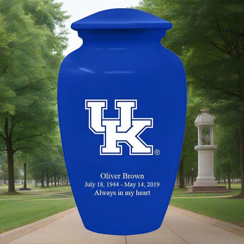 University of Kentucky Cremation Urn | UK Adult ash urn | Can be engraved