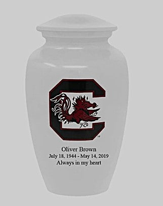 University of South Carolina Cremation Urn | South Carolina Adult ash cremation urn | Can be Engraved
