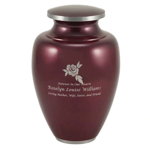 Extra Large Cremation Urn | XL Camden Garnet | Designed for a large person up to 300#