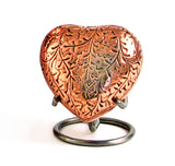 Copper Heart Heart Keepsake Cremation Urn