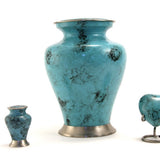 Glenwood Vintage Blue Marble Creamtion Urns