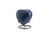 Trinity Moonlight Blue Heart Keepsake Cremation Urn