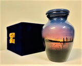 Sunrise on the Water/Sitting Ducks Theme Cremation Urn