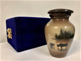Moose in the Meadow, Cremation Urn