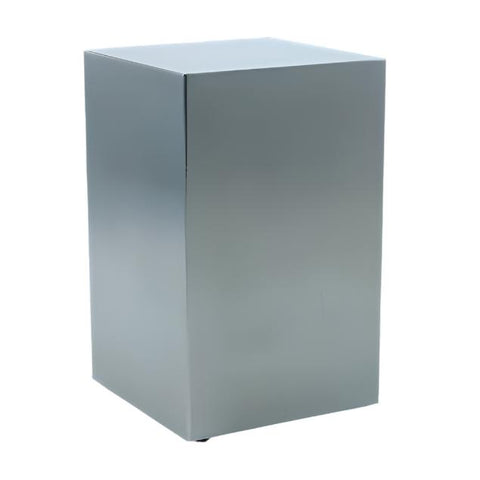 "Beaumont Brushed Pewter Finish", Cremation Urn ( perfect for Niches )