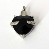 Cremation Pendant- Hold My Heart Collection _ Choose crystal color