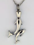 Stainless Steel Dolphin Cremation Pendant