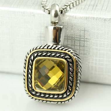 Golden Memories Cremation Pendant