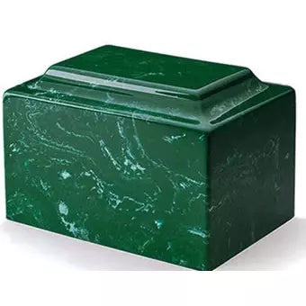 Evergreen Cultured Marble Cremation Urn | Cultured Marble Urn | Vision Medical