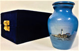 Beacon lighthouse cremation urn South Portland lighthouse