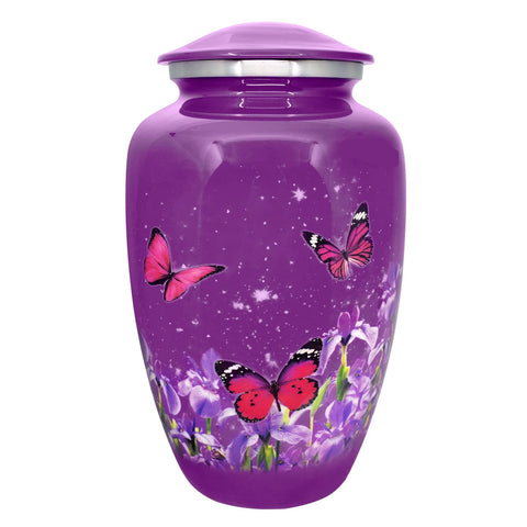 Adult Cremation Urn | Magical Butterflies Ash Urn