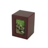 Terrybear Medium Density Fiberboard Cherry Photo Urn | Vision Medical