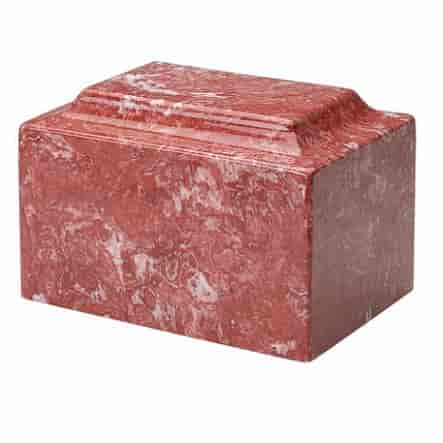 Rose Cultured Marble Cremation Urn | MacKenzie Urns | Vision Medical