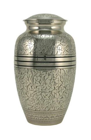 terrybear urn Antique Silver Oak Cremation Urn | Vision Medical