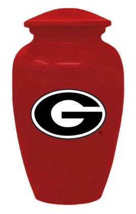 University of Georgia Collegiate Cremation Urn - Metal Memorial for Georgia