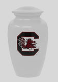 South Carolina Gamecocks Cremation Urn - Hand-Painted Adult Memorial Urn
