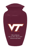 University of Virginia Tech Cremation Urn | Virginia Tech Adult ash cremation urn | Can be Engraved