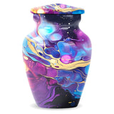 Blue and Purple Lava Urn Cremation urn | Wonderful colors and beautiful swirl pattern | Vision Medical