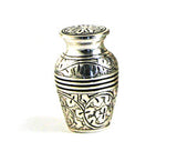 Terrybear Antique Silver Oak Cremation Keepsake Urn | Vision Medical