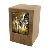 Terrybear Medium Density Fiberboard Birch Photo Urn | Vision Medical