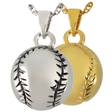 Silver or Gold Baseball Cremation Pendent | Vision Medical