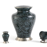 Glenwood Gray Marble Cremation Urn