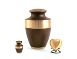 Lineas Rustic Bronze Cremation Urn
