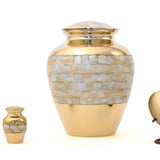 Elite Mother of Pearl Cremation Urn