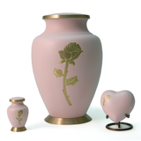 Aria Rose (Pink on Gold),  Cremation Urn