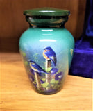 Adult Cremation Urn | Blue Birds at Play Themed Urn | Vision Medical