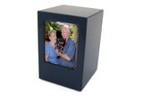 Somerset Blue Photo Urn | Vision Medical