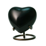 The Satori Onyx Heart Cremation Urn