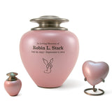 The Satori Pink Pearl Cremation Urn