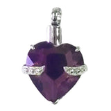 Stainless Steel Purple Passion Cremation Pendant