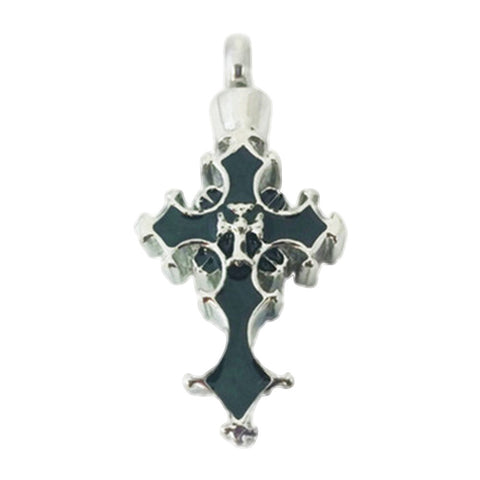 Stainless Steel Fancy Cross Cremation Pendant
