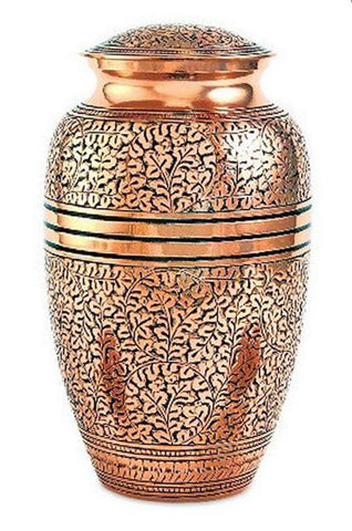 Copper Oak Cremation Urn | Vision Medical