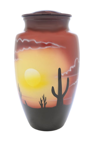 Sonoran Skies Hand Painted Cremation Urns | Vision Medical