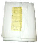 Child  Size - Standard White PEVA  Chlorine Free Body Bag