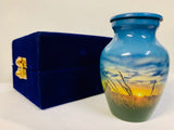 "Farmer's Sunrise", Themed Farming Cremation Urn | Farmer's ash urn | Urn for Farmers