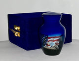 Patriotic "Freedom" Cremation Urn |  Eagle in Flight Urn | Patriotic Cremation Urn