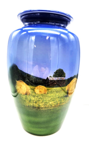 Hay Time | Adult cremation urn for farmers | Vision Medical