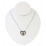 Heart within a Heart Cremation Pendant