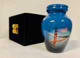 Adult Cremation Urn | Golden Gate Bridge Theme Urn | San Francisco theme