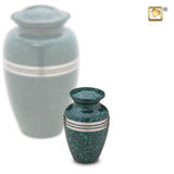 "Classic Speckled Emerald" Cremation Urn
