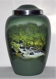 Mountain Stream Cremation Urn I Themed Scenic Urn