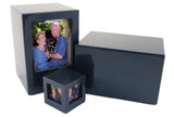 Somerset Blue Photo Urn | Vision Medical