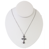 Stacked Cross Cremation Pendant